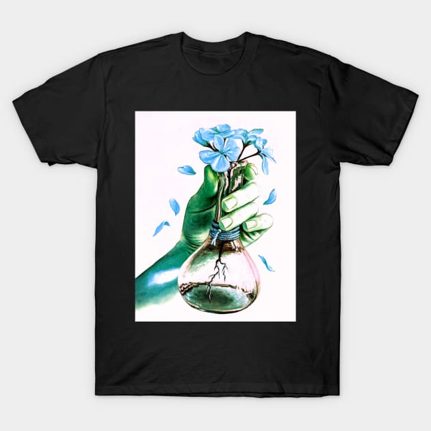 Witch and wizards potion bottle - earth T-Shirt by LukjanovArt